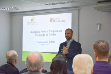 Osblu e Prefeitura de Blumenau realizam Audiência Pública Conjunta de Prestação de Contas